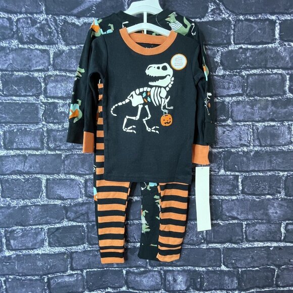 Carter's 18M Toddler Halloween Dinosaur 4pc Snug Fit Pajama Sets Just One You - Picture 1 of 12